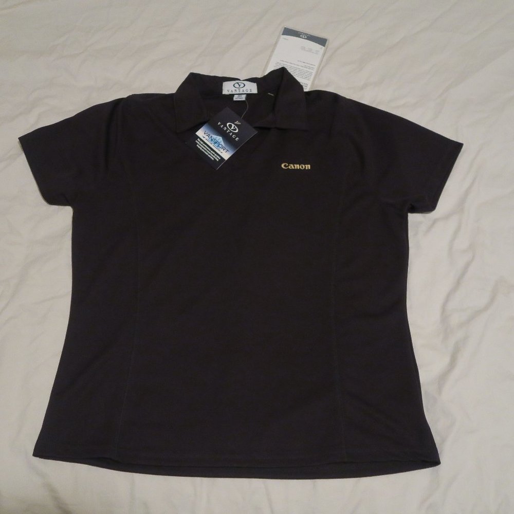 Vantage Textured Tech Polo Canon Employee 2786